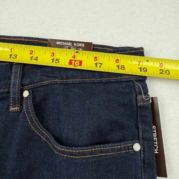 Michael Kors Men's Parker Slim Fit Stretch Blue Denim Jeans Size 36x30 NWT $118 - Picture 8 of 11